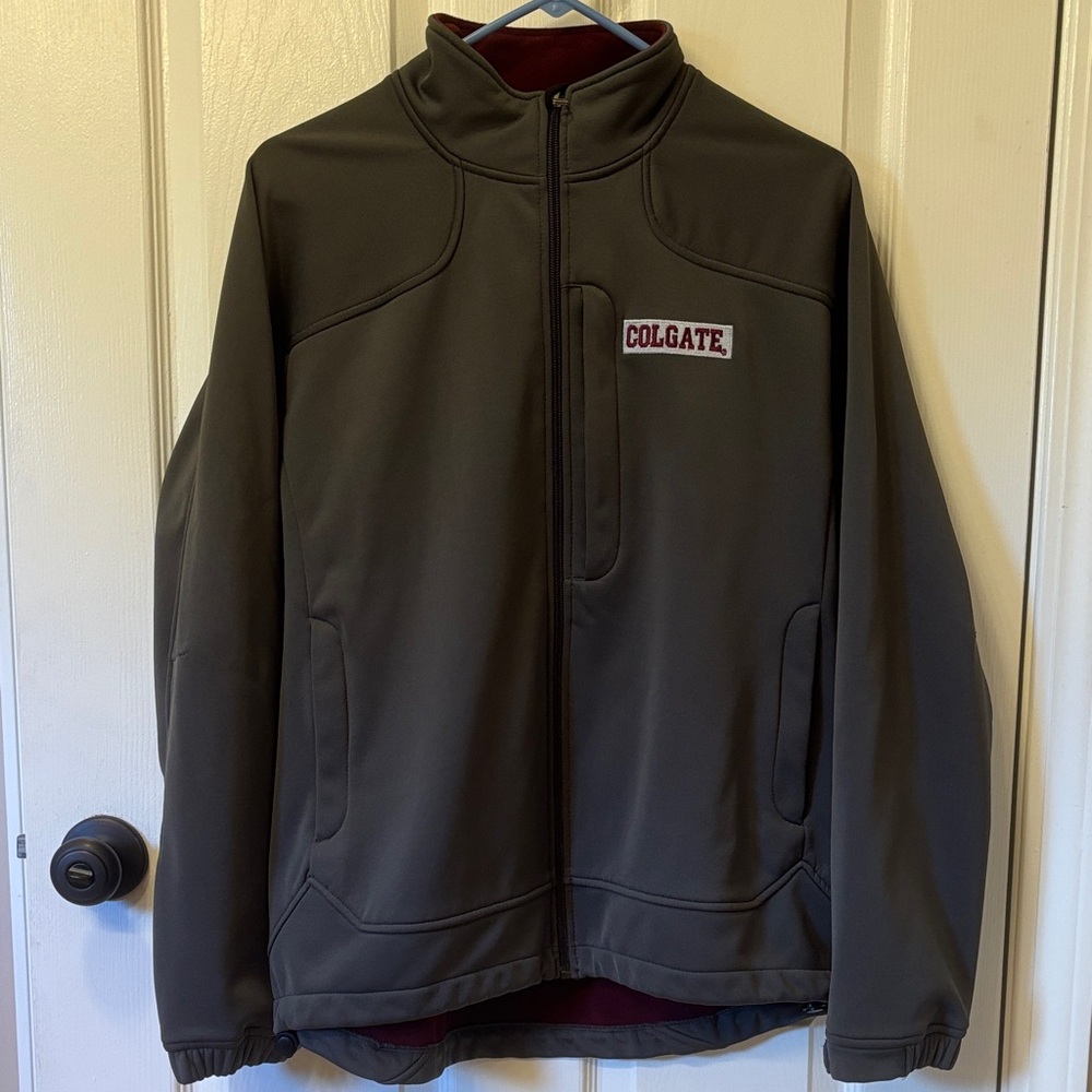 Colgate University gray supplex jacket unisex size medium